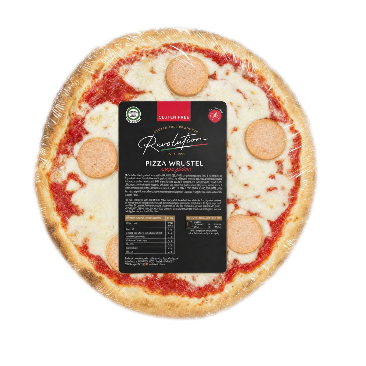 Pizza Wurstel Senza Glutine